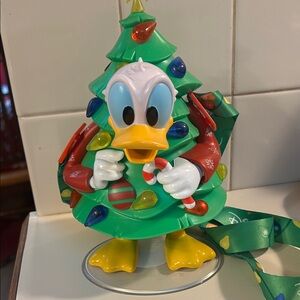 Disney Donald Duck Christmas Tree Figurine - Green and Yellow
